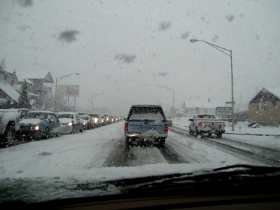 snow traffic