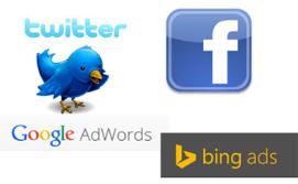 social media logos and ppc logos